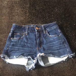 American Eagle Hi-Rise Shortie Shorts